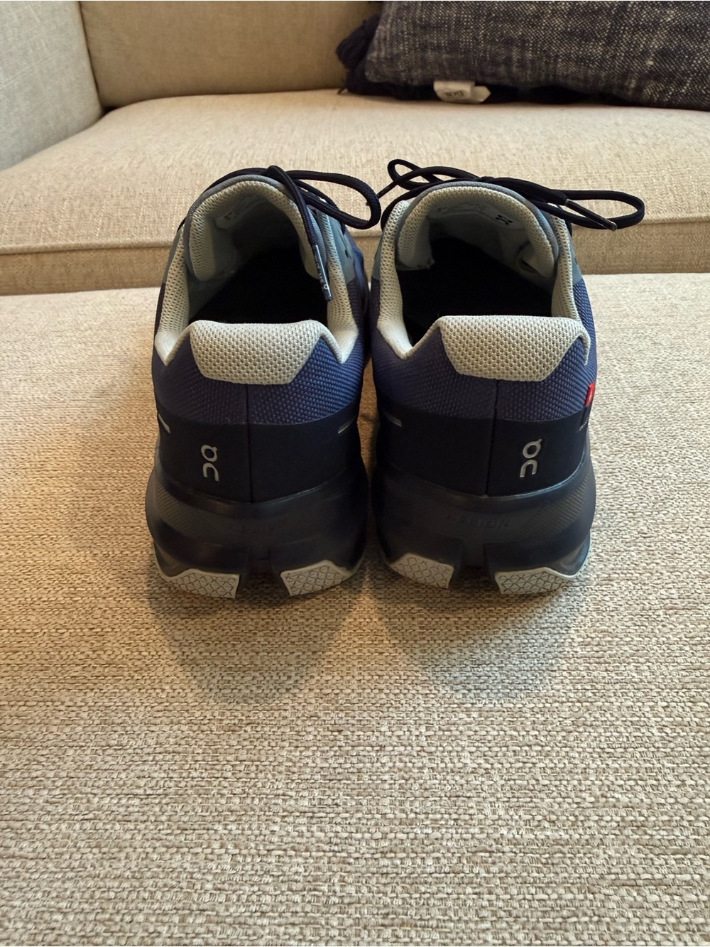 On Women’s Cloudtrail Waterproof Trail Shoes - Navy & Gray - Picture 2 of 8